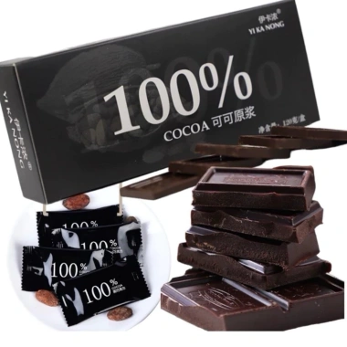 Socola đắng nguyên chất 100% không đường ăn kiêng giảm cân, hộp 24 gói, chỉ 55.000₫ 7