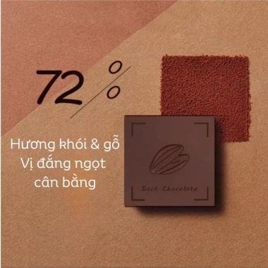 Socola Đen 100% Nguyên Chất 5 Cấp Độ Cacao Không Đường Ăn Kiêng 120g Chubbi 28.000₫