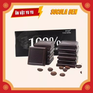 Socola Đen Nguyên Chất 100% Không Đường Ăn Kiêng - Hộp 100g 24 chiếc, chỉ 32.999₫ 4