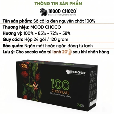 Socola Đen Nguyên Chất 24 Cái - Ít Đường, Đắng Đậm, Mood Choco 19.000₫ 4 Socola Đen Nguyên Chất 24 Cái - Ít Đường, Đắng Đậm, Mood Choco 19.000₫ 4