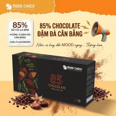Socola Đen Nguyên Chất 24 Cái - Ít Đường, Đắng Đậm, Mood Choco 19.000₫