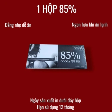 Socola Đen Nguyên Chất Không Đường Siu Ngon Hộp 24 Thanh Quà Tết 2.026 39.999đ 7