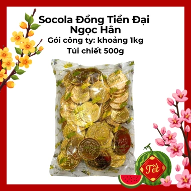Socola Đồng Tiền Ngọc Hân Đa Dạng Đại Trung Nhỏ và Thẻ Dài 1kg Giá chỉ 65.000 giảm mạnh