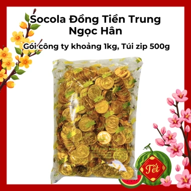 Socola Đồng Tiền Ngọc Hân Đa Dạng Đại Trung Nhỏ và Thẻ Dài 1kg Giá chỉ 65.000 giảm mạnh