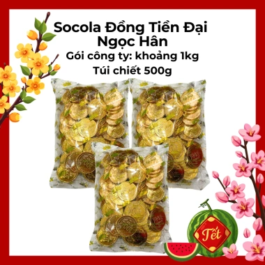 Socola Đồng Tiền Ngọc Hân Đa Dạng Đại Trung Nhỏ và Thẻ Dài 1kg Giá chỉ 65.000 giảm mạnh
