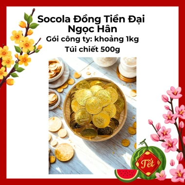 Socola Đồng Tiền Ngọc Hân Đa Dạng Đại Trung Nhỏ và Thẻ Dài 1kg Giá chỉ 65.000 giảm mạnh