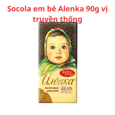 Socola Em Bé Nga Alenka 75g Vị Truyền Thống Hình Cô Gái Quàng Khăn - 68.000 VND 4