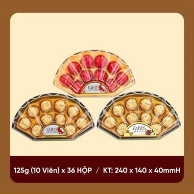 Socola Faris Đỏ Vàng 125gr Giá Rẻ 58k Giảm Giá Đặc Biệt - Hàng Tết