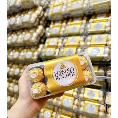 Socola Ferrero Rocher 200g 16 viên - Hàng Đức, Giá ưu đãi 225.000, Sô cô la hảo hạng ngậy 2 Socola Ferrero Rocher 200g 16 viên - Hàng Đức, Giá ưu đãi 225.000, Sô cô la hảo hạng ngậy 2