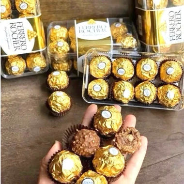 Socola Ferrero Rocher 200g 16 viên - Hàng Đức, Giá ưu đãi 225.000, Sô cô la hảo hạng ngậy