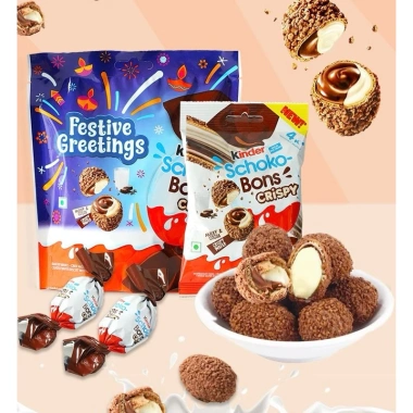 Socola giòn Kinder Schoko Bons hình trứng siêu ngon 67,2g - Giá chỉ 105.000 VND