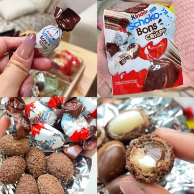 Socola giòn Kinder Schoko Bons hình trứng siêu ngon 67,2g - Giá chỉ 105.000 VND