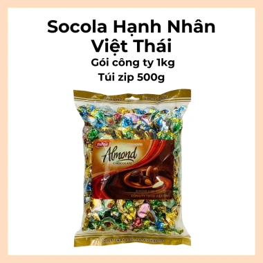 Socola Hạnh Nhân Việt Thái Loại 1 Nguyên Chất, Đậm Đà - Giá 109.000 VNĐ Socola Hạnh Nhân Việt Thái Loại 1 Nguyên Chất, Đậm Đà - Giá 109.000 VNĐ