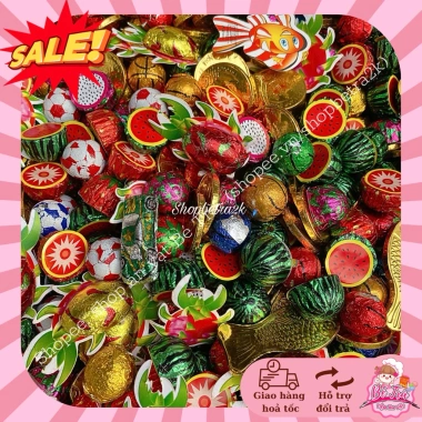 Socola hình cute 1kg, hương vị ngọt ngào, giảm giá 42.900 VND, quà tặng lý tưởng 2