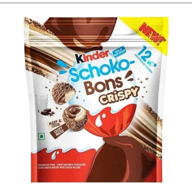 Socola Kinder Schoko-Bons Crispy Nhân Sữa Ca Cao - Viên Giòn Tan 4 Viên 42.120₫ 9
