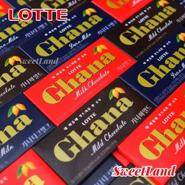 Socola Lotte Ghana Hàn Quốc 70g - Thanh vị đậm đà, giảm còn 45.000đ, chất lượng cao 2