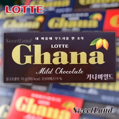 Socola Lotte Ghana Hàn Quốc 70g - Thanh vị đậm đà, giảm còn 45.000đ, chất lượng cao 7