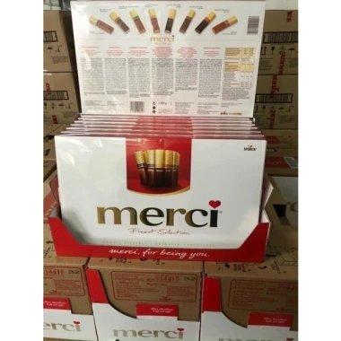 Socola Merci thanh 250g - Giá 205.000đ, hương vị thơm ngon, quà tặng hấp dẫn