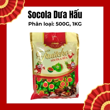Socola Ngọc Hân Đa Dạng 1kg: Vàng Nén, Đồng Tiền, Vàng Lá, Dưa Hấu, Cá Vàng, Bánh - Giá Ưu Đãi 67.000₫ 7