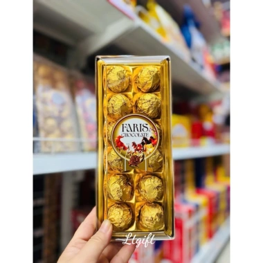 Socola Paris 150gr Hình Chữ Nhật Dài Hộp Nhựa - Sỉ IB Sẵn Giá Ưu Đãi 79,000₫