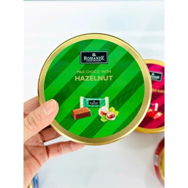 Socola Romanze 105g Hộp Thiếc Tròn - Ngon Đậm Đà, Xuất Xứ Malaysia, Giảm Giá 67k 7