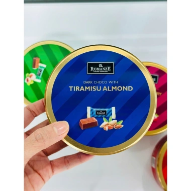 Socola Romanze 105g Hộp Thiếc Tròn - Ngon Đậm Đà, Xuất Xứ Malaysia, Giảm Giá 67k 8