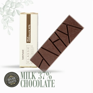 Socola sữa Belcholat 37% thanh nhỏ ăn vặt - vị ca cao dịu nhẹ, giảm giá 44.300đ