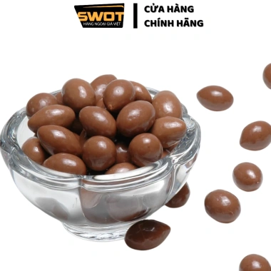 Socola sữa hạnh nhân Kirkland Mỹ - Milk Chocolate Almonds, nhân hạt giòn béo, chỉ 289.000đ
