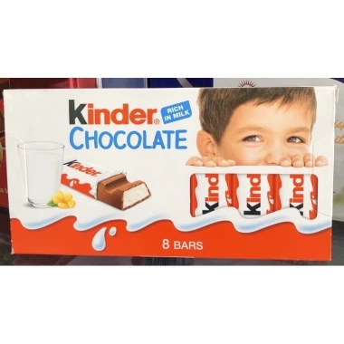 Socola Sữa Kinder Thanh 8 100g - Hương vị thơm ngon, giảm còn 100k (giá gốc 130k)