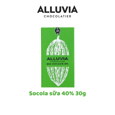 Socola sữa nguyên chất Alluvia 40% cacao ngọt ngào, giảm giá 42.000đ 2