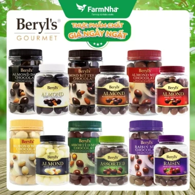 Socola Tiramisu Almond Chocolate Beryls – Hương vị thơm ngon, bột phô mai kem Ý, giá chỉ 71.000₫ 2