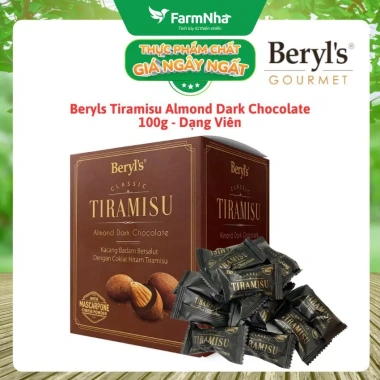 Socola Tiramisu Almond Chocolate Beryls – Hương vị thơm ngon, bột phô mai kem Ý, giá chỉ 71.000₫ 10