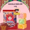 Socola trái cây dâu cam chanh dưa gang nhập khẩu - mềm thơm, giá chỉ 89.000đ