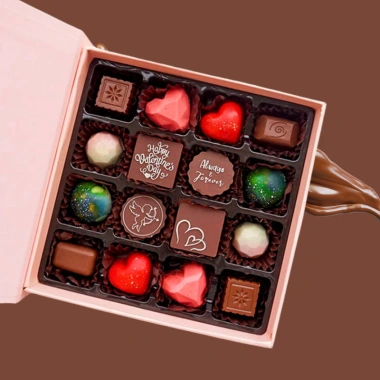 Socola Valentine 14/2 - Hộp chocolate nghệ thuật, hạt quả khô cao cấp, quà tặng bạn gái chỉ 154.000 VND