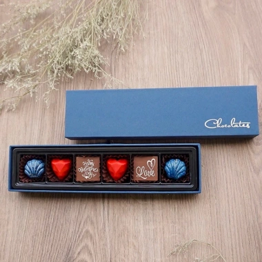 Socola Valentine 14/2 - Hộp chocolate nghệ thuật, hạt quả khô cao cấp, quà tặng bạn gái chỉ 154.000 VND