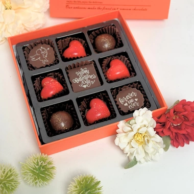Socola Valentine 14/2 - Hộp chocolate nghệ thuật, hạt quả khô cao cấp, quà tặng bạn gái chỉ 154.000 VND