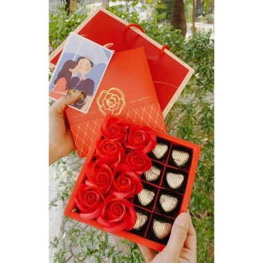 Socola Valentine 16 viên Mon - Hương vị ngọt, giảm còn 162.000đ, quà tặng lãng mạn 2