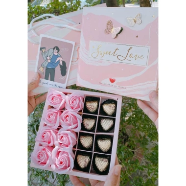 Socola Valentine 16 viên Mon - Hương vị ngọt, giảm còn 162.000đ, quà tặng lãng mạn 4