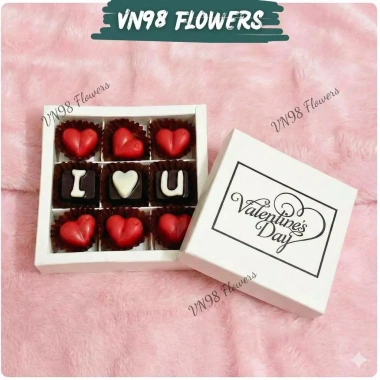 Socola Valentine 2.026 Hộp Quà Tặng kèm Túi I Love U + VN98 Flowers – Giá chỉ 80.000đ