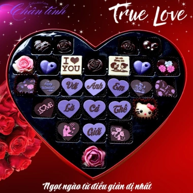 Socola Valentine cao cấp hot 2.026 - Giá chỉ 169.000đ, khuyến mãi giảm từ 202.800đ 2