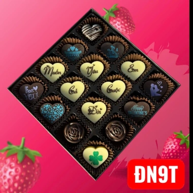 Socola Valentine Đặc Biệt Viết Chữ Theo Yêu Cầu - Quà Lãng Mạn Giá 299k 2 Socola Valentine Đặc Biệt Viết Chữ Theo Yêu Cầu - Quà Lãng Mạn Giá 299k 2
