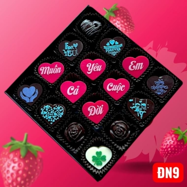 Socola Valentine Đặc Biệt Viết Chữ Theo Yêu Cầu - Quà Lãng Mạn Giá 299k