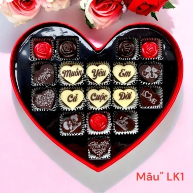 Socola Valentine Đặc Biệt Viết Chữ Theo Yêu Cầu - Quà Lãng Mạn Giá 299k