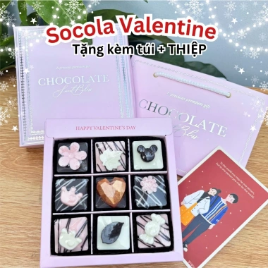 SOCOLA VALENTINE thiết kế đa dạng kèm túi + thiệp - Giá chỉ 112.500₫ giảm mạnh 2 SOCOLA VALENTINE thiết kế đa dạng kèm túi + thiệp - Giá chỉ 112.500₫ giảm mạnh 2