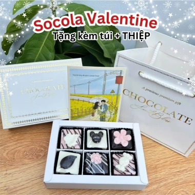 SOCOLA VALENTINE thiết kế đa dạng kèm túi + thiệp - Giá chỉ 112.500₫ giảm mạnh 10 SOCOLA VALENTINE thiết kế đa dạng kèm túi + thiệp - Giá chỉ 112.500₫ giảm mạnh 10