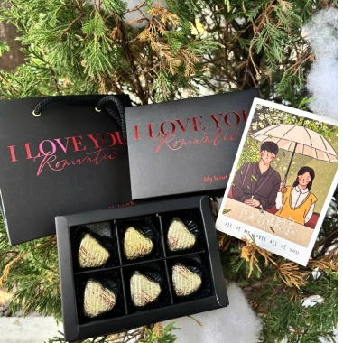 Socola Valentine tim vàng mẫu mới 2.024 – Giá ưu đãi 99.000 (giá gốc 128.700) – Hương vị ngọt ngào, thiết kế sang trọng 3
