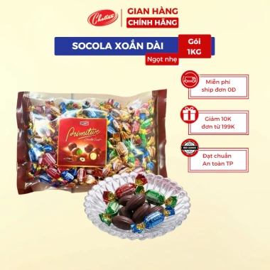 Socola Xoắn Thơm Ngon Đậm Đà 1kg - Vị Ngọt Hấp Dẫn, Giá Ưu Đãi 129.600 VND