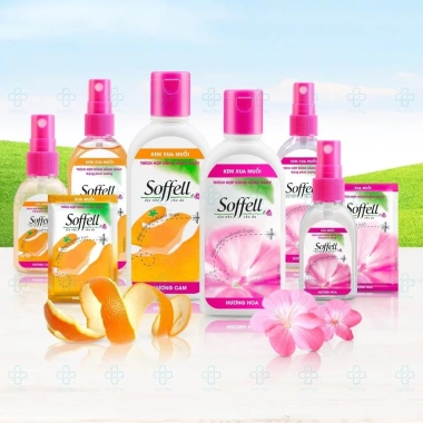 Soffell Chống Muỗi Kem và Xịt Hương Hoa, Cam - 30ml/60ml/80ml, Giá ưu đãi 33.000₫ 4 Soffell Chống Muỗi Kem và Xịt Hương Hoa, Cam - 30ml/60ml/80ml, Giá ưu đãi 33.000₫ 4