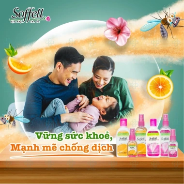 Soffell Chống Muỗi Kem Xịt Hương Hoa Cam 30ml‑80ml Giá 35k Diệt Muỗi, Thơm Mát 9