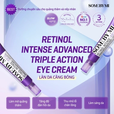 SOME BY MI Kem mắt Retinol 0.1% Action 30ml Dưỡng sáng, giảm nếp nhăn, giá 411.840₫
